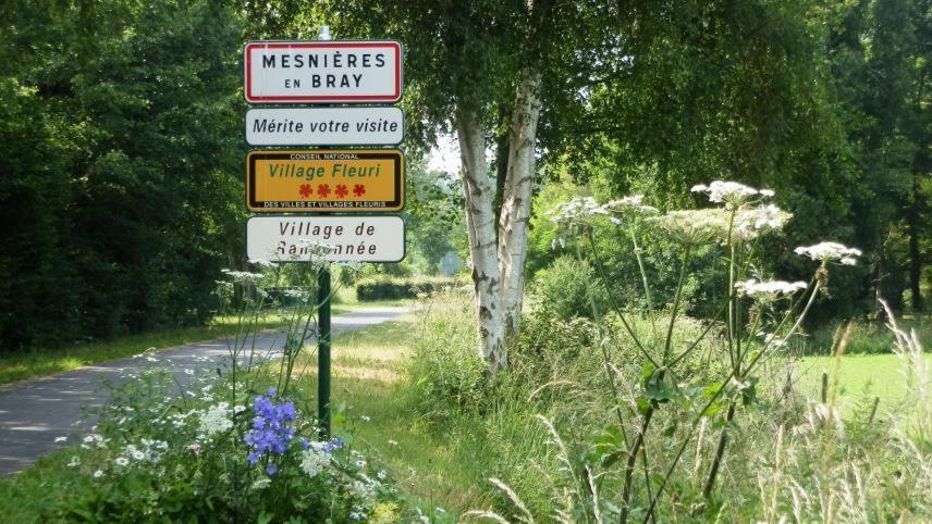 Le Refuge De Normandie Avec Spa Et Cheminee Vila Mesnieres-en-Bray Exterior foto